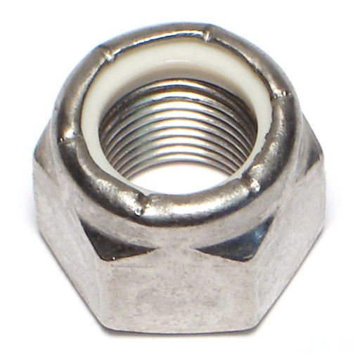 5/8"-18 18-8 Stainless Steel Fine Thread Nylon Insert Lock Nuts