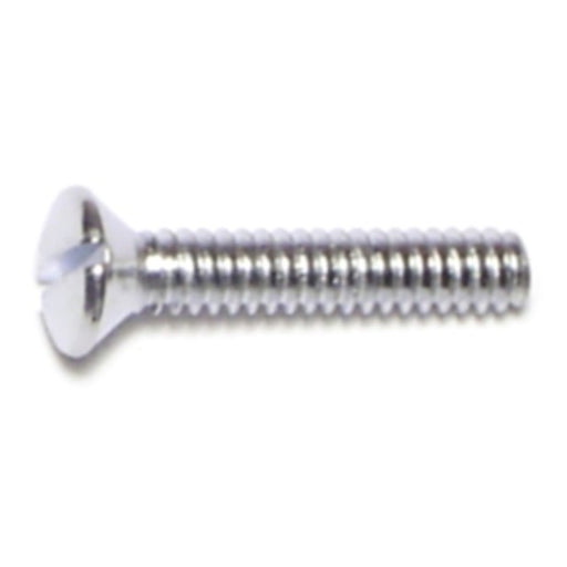 #6-32 x 3/4" Steel Coarse Thread Slotted Oval Head Switch Plate Screws