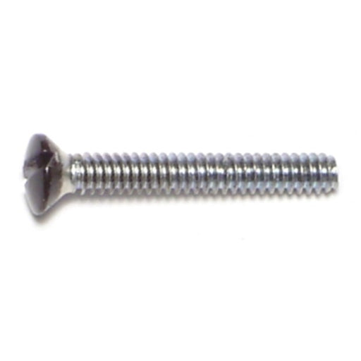 #6-32 x 1" Brown Painted Steel Coarse Thread Slotted Oval Head Switch Plate Screws
