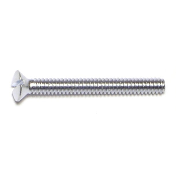 #6-32 x 1-1/4" Steel Coarse Thread Slotted Oval Head Switch Plate Screws