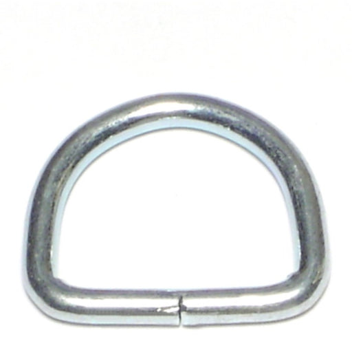 1/8" x 3/4" Zinc Plated Steel D-Rings