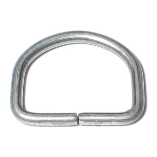 5/32" x 1-5/16" Zinc Plated Steel D-Rings