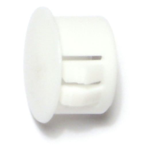 9/16" White Nylon Plastic Flush Head Hole Plugs