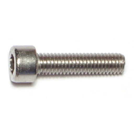 6mm-1.0 x 25mm Stainless A2-70 Steel Coarse Thread Hex Socket Cap Screws