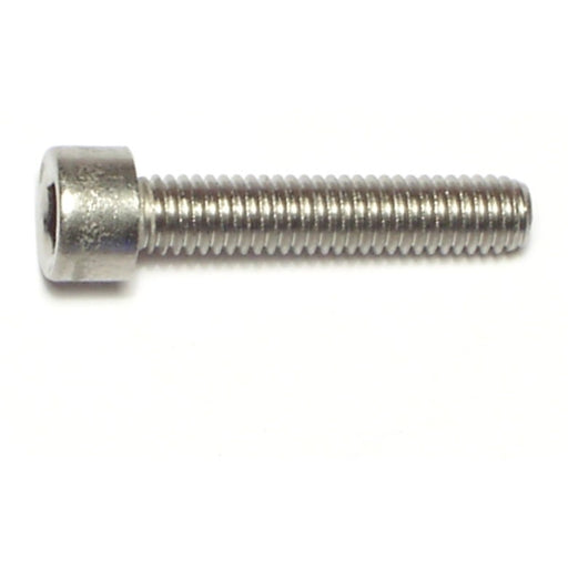 6mm-1.0 x 30mm Stainless A2-70 Steel Coarse Thread Hex Socket Cap Screws
