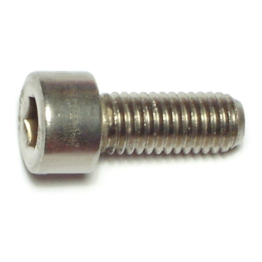 8mm-1.25 x 20mm Stainless A2-70 Steel Coarse Thread Hex Socket Cap Screws