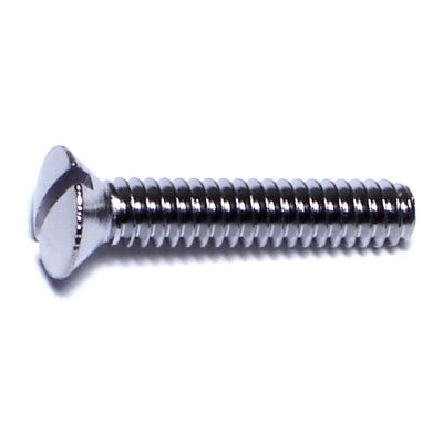 #10-24 x 1" Brass Coarse Thread Slotted Oval Head Machine Screws