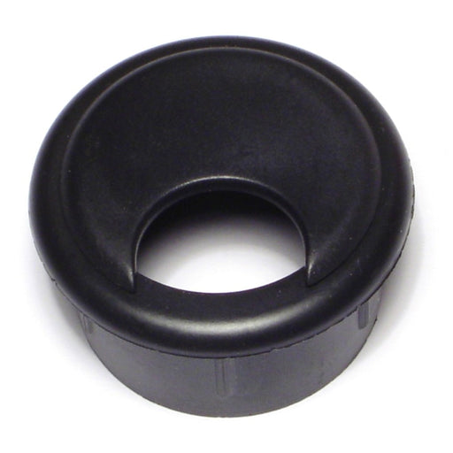 1-1/2" Black Plastic Desk Grommets