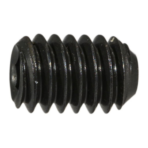 #8-32 x 1/4" Steel Coarse Thread Hex Socket Headless Set Screws