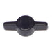 3/8" Black Plastic Tee Thumb Screw Knobs