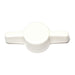 3/8" White Plastic Tee Thumb Screw Knobs