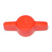 1/4" Red Plastic Tee Thumb Screw Knobs