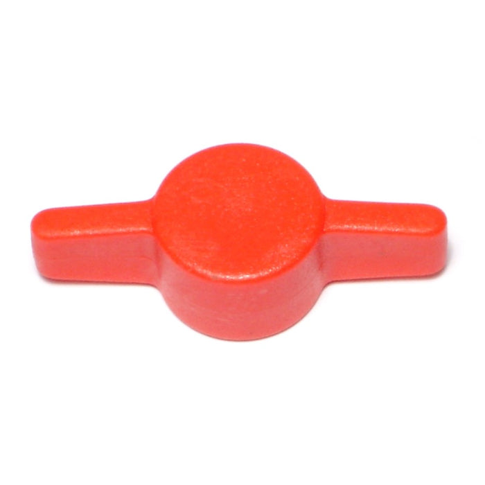 3/8" Red Plastic Tee Thumb Screw Knobs