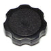 3/8" Black Plastic Flowerette Thumb Screw Knobs