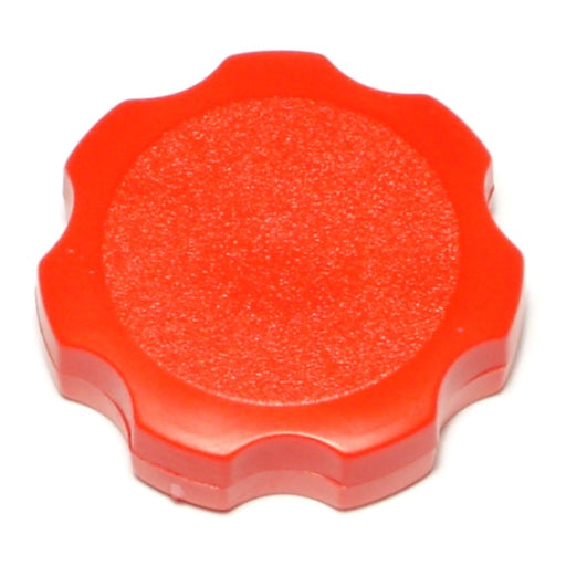 1/4" Red Plastic Flowerette Thumb Screw Knobs