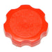 1/4" Red Plastic Flowerette Thumb Screw Knobs