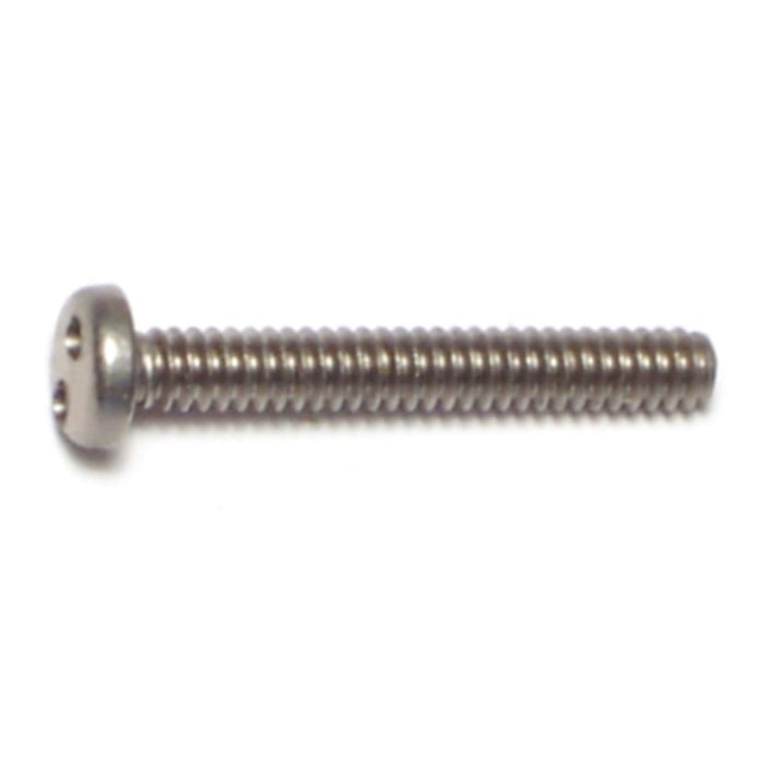 #6-32 x 1" 18-8 Stainless Steel Coarse Thread Spanner Security Pan Head Machine Screws
