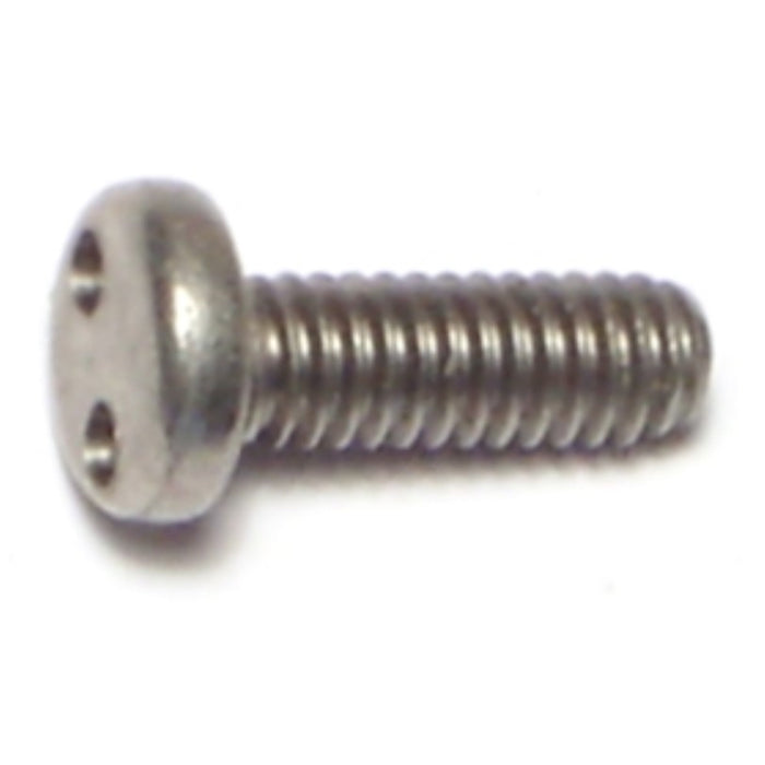 #8-32 x 1/2" 18-8 Stainless Steel Coarse Thread Spanner Security Pan Head Machine Screws