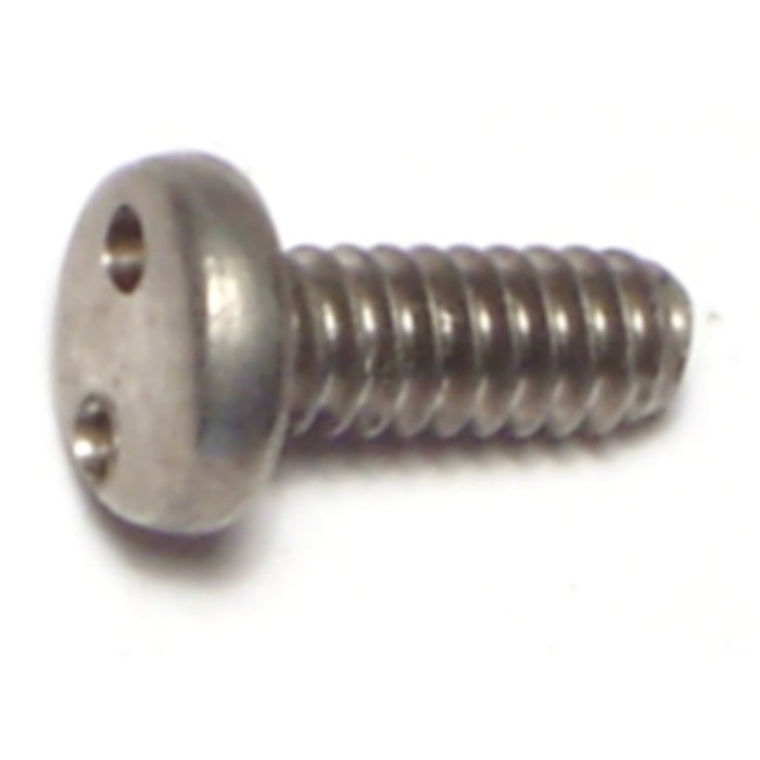 #10-24 x 1/2" 18-8 Stainless Steel Coarse Thread Spanner Security Pan Head Machine Screws