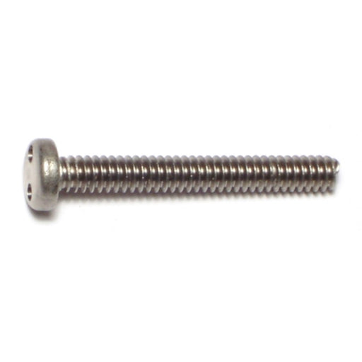 #10-24 x 1-1/2" 18-8 Stainless Steel Coarse Thread Spanner Security Pan Head Machine Screws