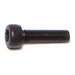 3mm-0.5 x 12mm Black Oxide Class 12.9 Steel Coarse Thread Knurled Head Hex Socket Cap Screws