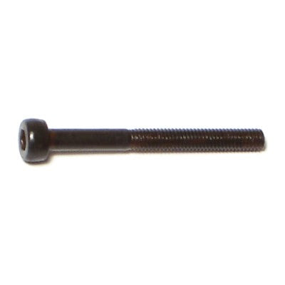 3mm-0.5 x 30mm Black Oxide Class 12.9 Steel Coarse Thread Knurled Head Hex Socket Cap Screws