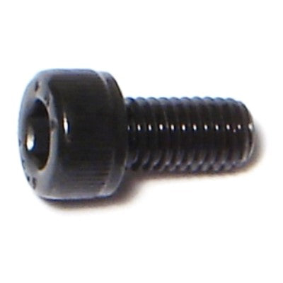 5mm-0.8 x 10mm Black Oxide Class 12.9 Steel Coarse Thread Knurled Head Hex Socket Cap Screws