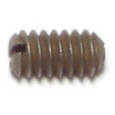 #10-24 x 3/8" Steel Coarse Thread Slotted Headless Set Screws