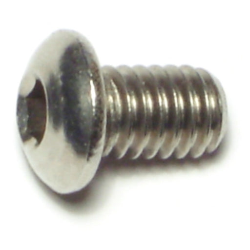 5/16"-18 x 1/2" 18-8 Stainless Steel Coarse Thread Button Head Socket Cap Screws