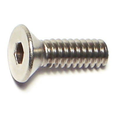 #10-24 x 5/8" 18-8 Stainless Steel Coarse Thread Flat Head Socket Cap Screws