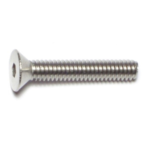 1/4"-20 x 1-1/2" 18-8 Stainless Steel Coarse Thread Flat Head Socket Cap Screws
