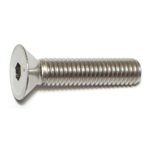 3/8"-16 x 1-3/4" 18-8 Stainless Steel Coarse Thread Flat Head Socket Cap Screws