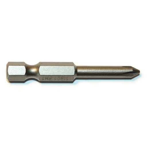 1/4" x 2" #1 Phillips Power Bits