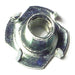 8mm-1.25 x 15mm Zinc Plated Steel Coarse Thread T-Nut