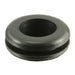 7/16" x 3/4" x 1/4" x 1/16" Black Rubber Grommets