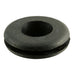 1/2" x 31/32" x 9/32" x 1/16" Black Rubber Grommets