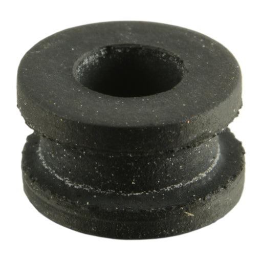 5/32" x 5/16" x 0.2" Black Rubber Grommets