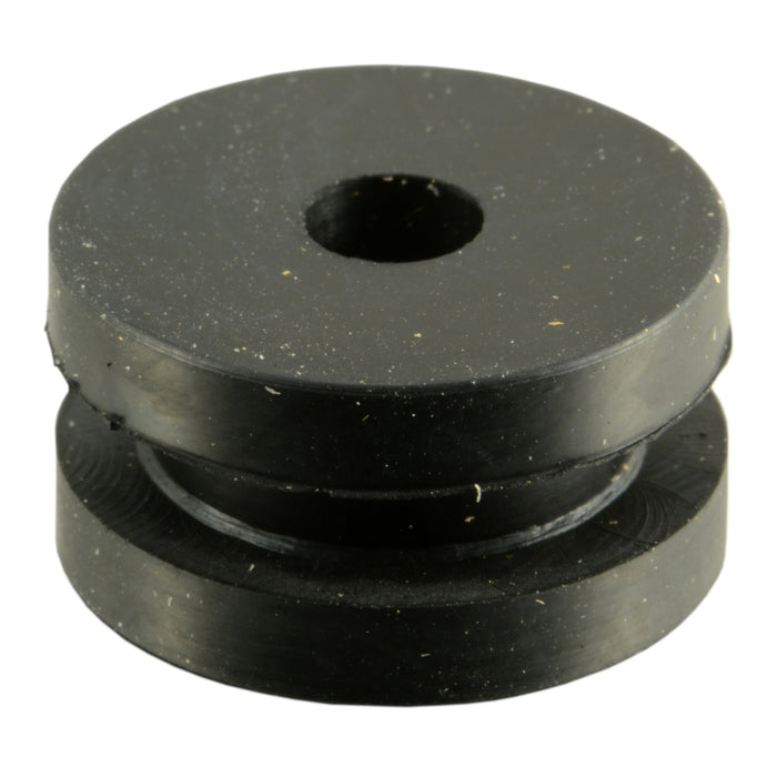 3/16" x 11/16" x 0.4" Black Rubber Grommets