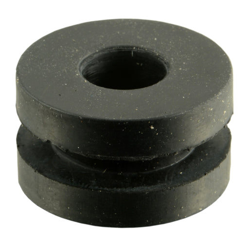 3/8" x 15/16" x 1/2" Black Rubber Grommets