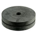 1/4" x 1-1/2" x 0.4" Black Rubber Grommets