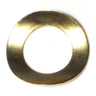 1/8IP x 3/4" Brass Wide Contour Lamp Washers