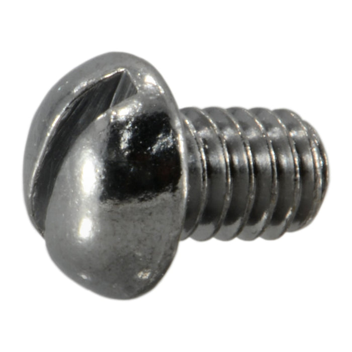 8-32 x 1/4" Stainless Steel Slotted Round Faucet Screws