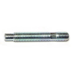3/8"-16 x 3/8"-16 x 2-9/16" Zinc Plated Steel Coarse Thread Automotive Studs