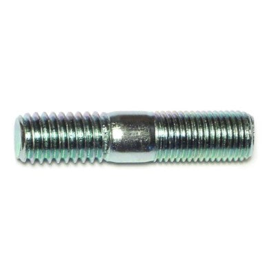 7/16"-14 x 7/16"-20 x 2" Zinc Plated Steel Fine Thread Automotive Studs