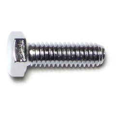 5/16"-18 x 1" Chrome Plated Grade 5 Steel Coarse Thread Hex Cap Screws