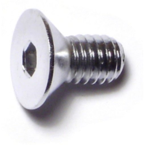 5/16"-18 x 5/8" Chrome Plated Grade 8 Steel Coarse Thread Flat Head Socket Cap Screws