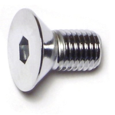 5/16"-24 x 5/8" Chrome Plated Grade 8 Steel Fine Thread Flat Head Socket Cap Screws