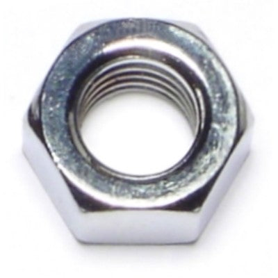 3/8"-16 Chrome Plated Grade 5 Steel Coarse Thread Hex Nuts