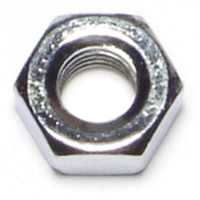 1/4"-28 Chrome Plated Grade 5 Steel Fine Thread Hex Nuts