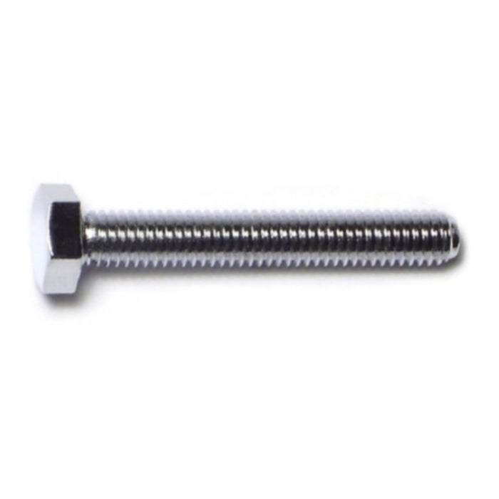 6mm-1.0 x 40mm Chrome Plated Class 8.8 Steel Coarse Thread Hex Cap Screws